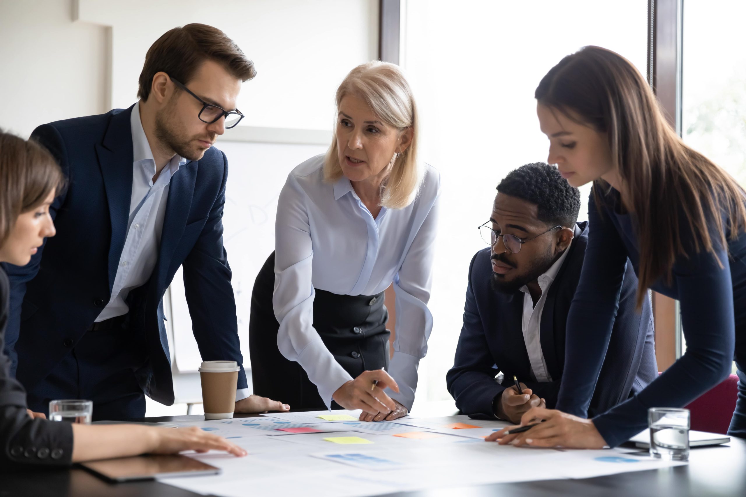 people in a meeting planning